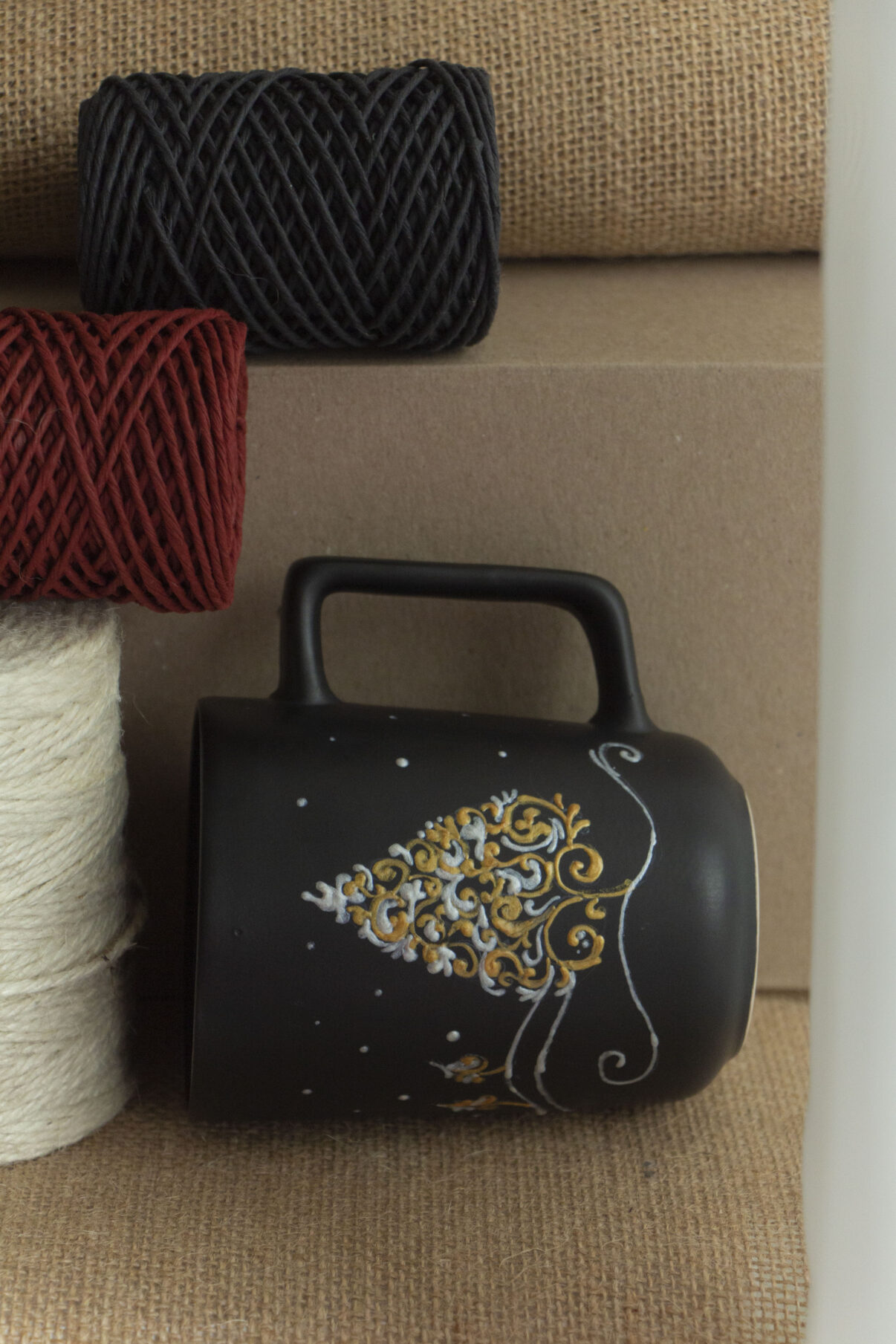 Ръчно изработена чаша "Омагьосаната гора"